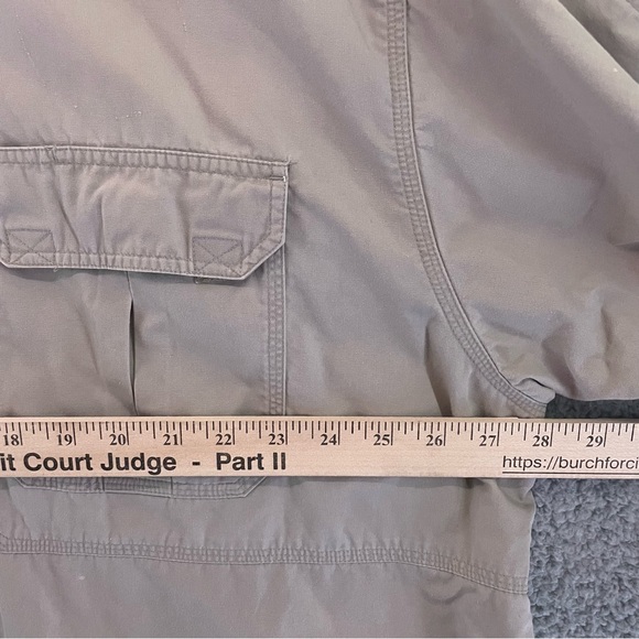 5.11 Tactical Men’s XXL Series Style 71152 Khaki Short Sleeve Button Up - Picture 12 of 14